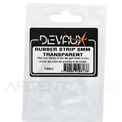 Rubber Strip DEVAUX 6 mm Transparent