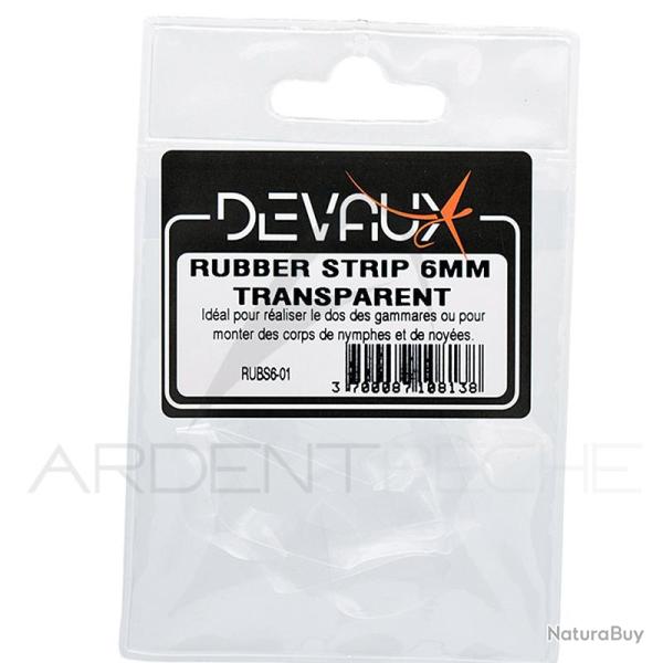 Rubber Strip DEVAUX 6 mm Transparent