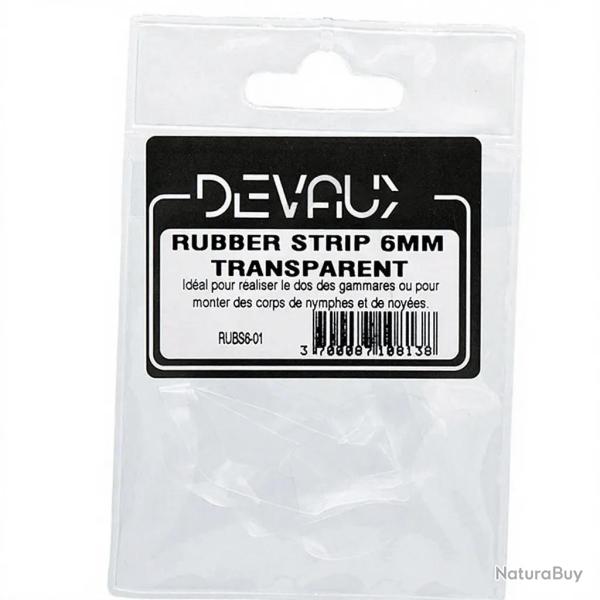 Rubber Strip DEVAUX 6 mm Transparent