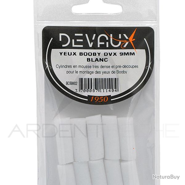 Yeux Booby DEVAUX 9 mm Blanc