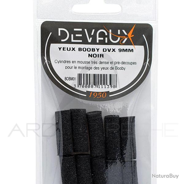 Yeux Booby DEVAUX 9 mm Noir