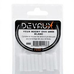 Yeux Booby DEVAUX 5 mm Blanc