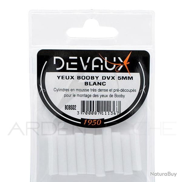 Yeux Booby DEVAUX 5 mm Blanc