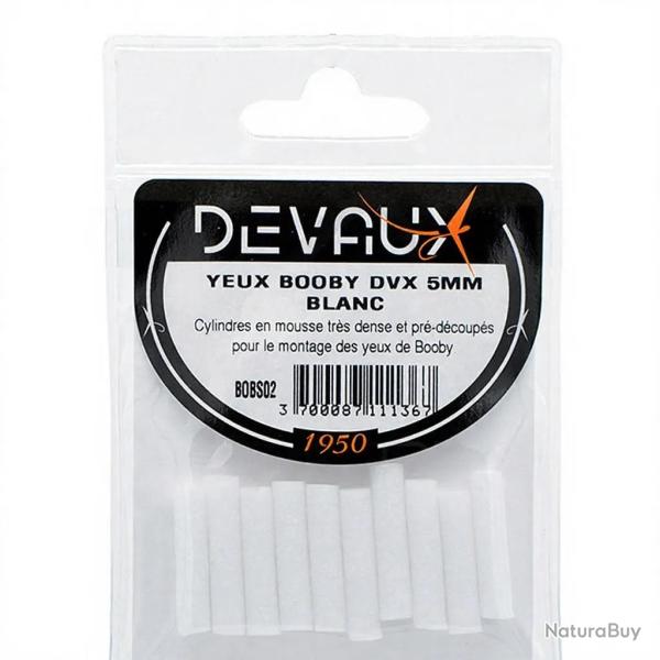 Yeux Booby DEVAUX 5 mm Blanc