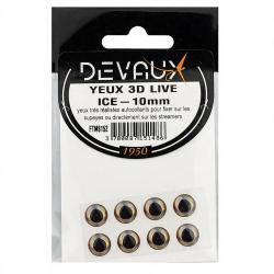 Yeux 3D DEVAUX Live Ice 4 mm