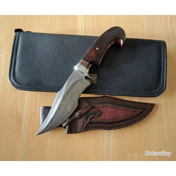 Couteau artisanal par Claudio Sobral CAS