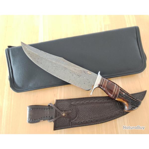 Grand couteau artisanal par Claudio Sobral