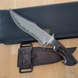 Grand couteau de chassevartisanal par Claudio Sobral CAS