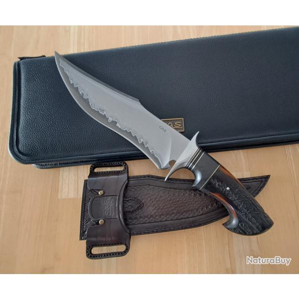 Grand couteau de chassevartisanal par Claudio Sobral CAS