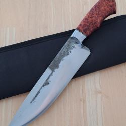 Grand couteau de chasse artisanal par Adam Desrosiers