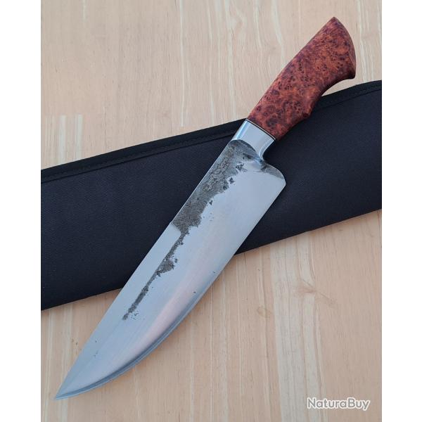 Grand couteau de chasse artisanal par Adam Desrosiers