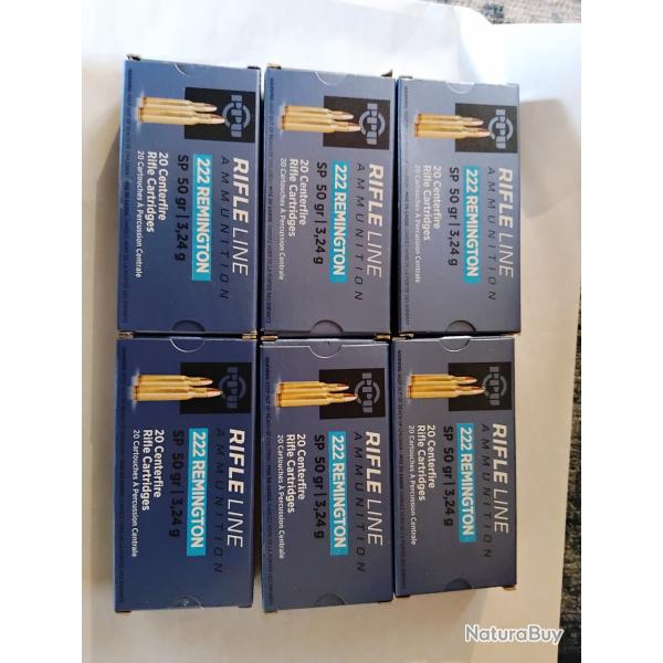 Cartouches PPU 222 rem. 120 cartouches SP