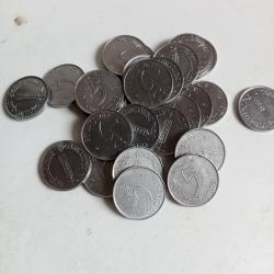 lot de 5 centimes &eacute;pi 100 gr 29 pi&egrave;ces