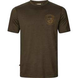 HARKILA GAME S/S T SHIRT WILLOW GREEN STAG