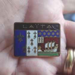 INSIGNE LST LAITA ( MARINE NATIONALE 1947 / 1962 )
