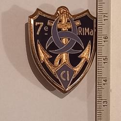 Insigne de la compagnie d'instruction du 7&egrave;me r&eacute;giment d'infanterie de Marine (7&egrave;me RIMa) - Drago