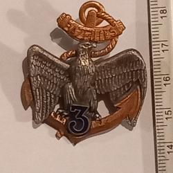 Insigne du 3&egrave;me r&eacute;giment d'infanterie de marine (3&egrave;me RIMa)