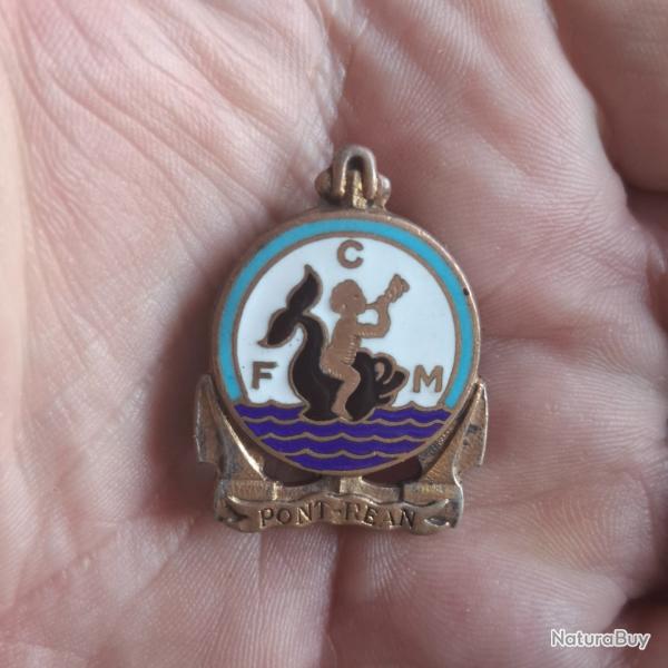 INSIGNE CFM PONT REAN 1944 / 1959 ( MARINE NATIONALE PERIODE INDOCHINE )