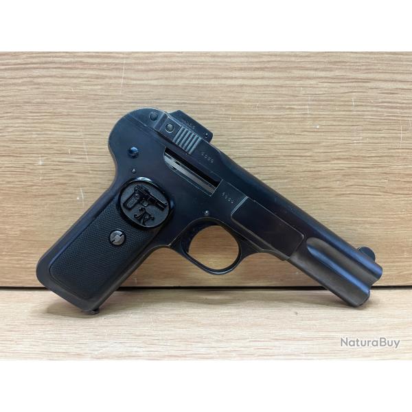 Pistolet semi-automatique FN Herstal mod 1900 cal 7,65 browning en tr�s tr�s bon �tat.
