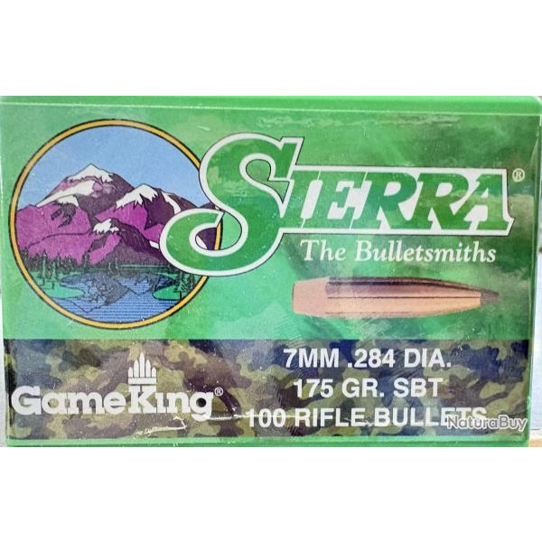 Ogives Sierra 7mm 175grs SBT x100