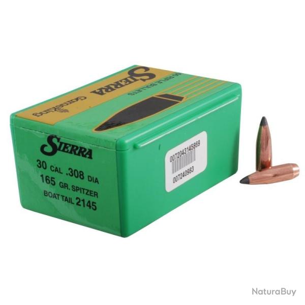 Ogives Sierra 30 cal 165grs SPT x100 *2145