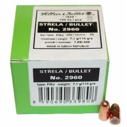 Ogives Sellier & Bellot Calibre 30 110grs FMJ x100 n&deg;2960
