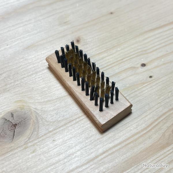Brosse bois et laiton sp�ciale daim et nubuck WOLY