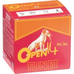 Cartouche Tunet Open 14mm/63.5 14gr - n&deg;8