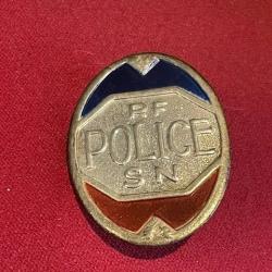 INSIGNE POLICE SN RF EN ALU 1945