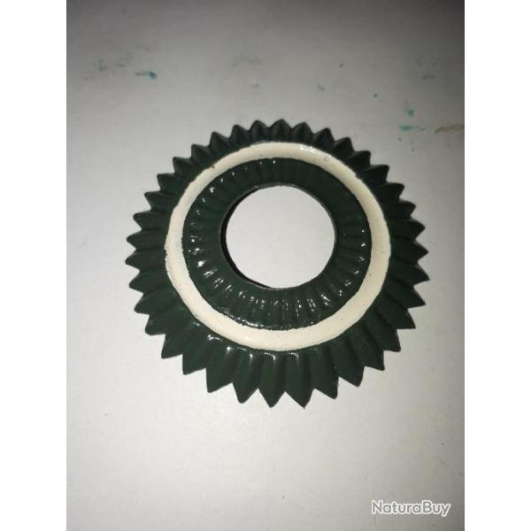 cocarde de casque � pointe  vert / blanc / vert   (25.89)