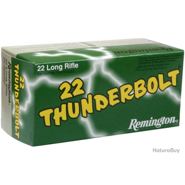 1 Carton de 500 balles Remington cal.22 lr Thunderbolt Vrac .