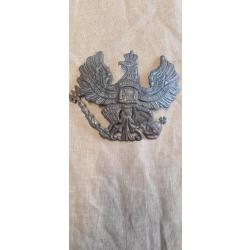Plaque de casque a pointe,  Prusse fer WW1 , (F4*1)