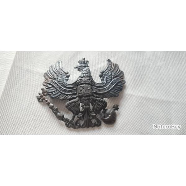 Plaque de casque a pointe,  Prusse fer WW1 , ( F4 )