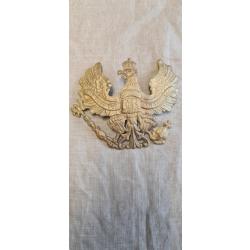 Plaque de casque a pointe,  Prusse laiton WW1  (*L*4*)