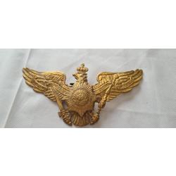Plaque de casque a pointe,  de la garde laiton  WW1  ( L56)