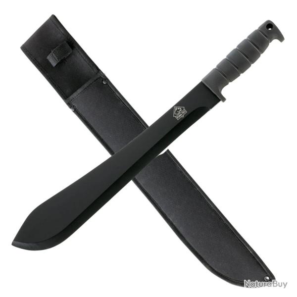 Machette Puma TEC - Lame Noire AISI 420 - Manche Gomme Antid�rapant - �tui Nylon - 48,7cm