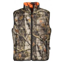 VESTE DE CHASSE PERCUSSION WARM REVERSIBLE CAMOUFLAGE FORET