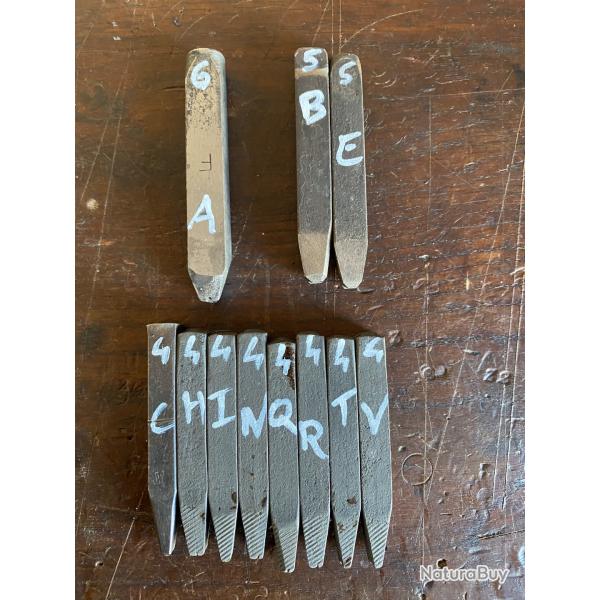 Alphabet � frapper d�pareill�