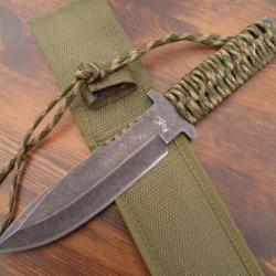 Lame en m&eacute;tal noir d&eacute;lav&eacute; Fox Outdoor 16 cm