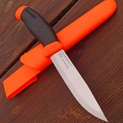 Couteau Morakniv Companion Neon - Acier Su&eacute;dois Sandvik 12C27