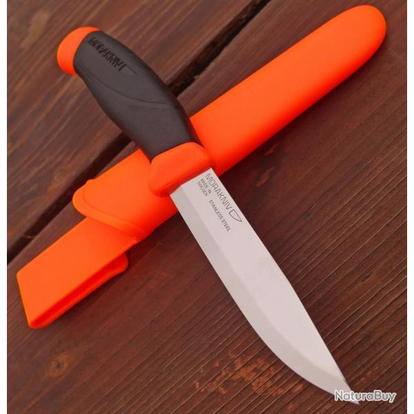 Couteau Morakniv Companion Neon - Acier Su�dois Sandvik 12C27