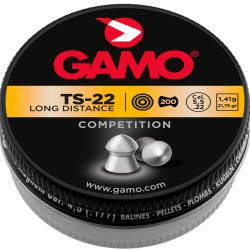 200 PLOMBS GAMO TS-22 LONGUE DISTANCE COMP&Eacute;TITION 5,5MM