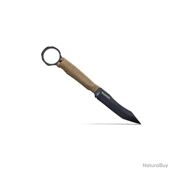 COUTEAU TACTIQUE SCORPION WILDSTEER PARACORDE COYOTE