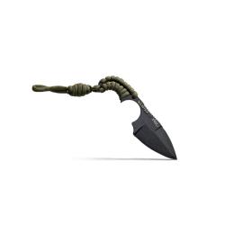 COUTEAU DE SURVIE KRILL WILDSTEER PARACORDE KAKI LAME PLEINE