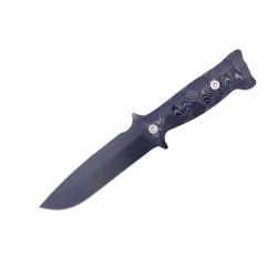 COUTEAU DE SURVIE TARASCO WILDSTEER MANCHE MICARTA LAME EPOXY NOIRE