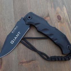 Couteau Pliant  BlackField GIANT -  Acier 440 - Manche G10