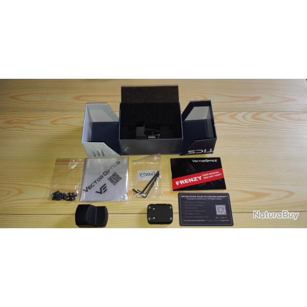 Viseur Point rouge Vector Optics Frenzy-S FM 1x17x24 SAS 3 MOA Battery Side Loading