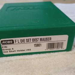 Outil de rechargement RCBS 8X57 Mauser