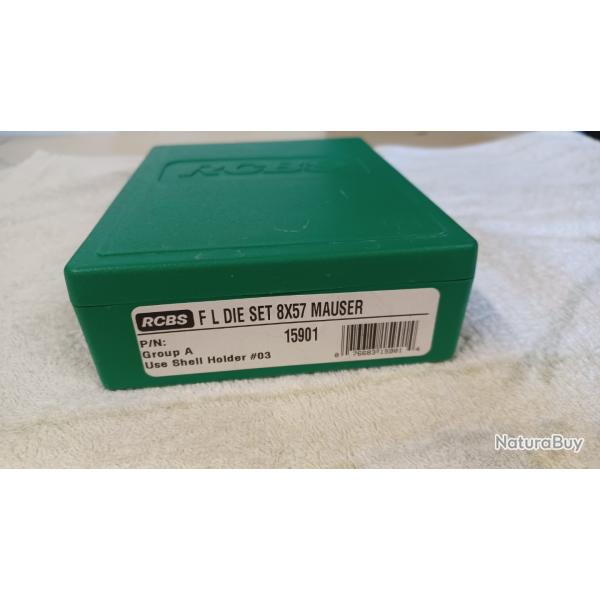Outil de rechargement RCBS 8X57 Mauser