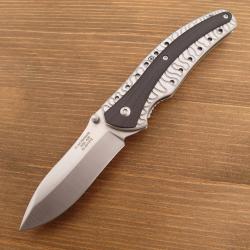 Couteau Pliant Herbertz - Ouverture une Main - Acier AISI 420 - Manche Acier  G10